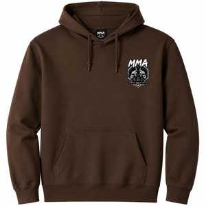 เสื้อฮู้ด MMA แบบกำหนดเองได้ พร้อมโลโก้ เสื้อฮู้ดผู้ชาย ผ้าฝ้ายฟลีซ 100% ทรงปกติ ใส่สบาย ฤดูหนาว ผ้าไม่ยับ - Product Image 1