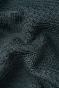 Sweat-shirt à capuche vert foncé pour homme, coupe classique, couleur unie, pull décontracté, 100% coton, tissu polaire respirant, tricoté, avec poche - Product Image 4