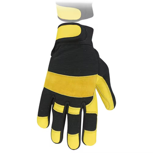 Customized Professional Manufacture New Style Safety Assemble <b>Gloves</b> Top Quality Goat Skin Leather Working Soft <b>Driver</b> <b>Gloves</b> - Product Image 4
