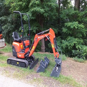 Miniexcavadora Kubota U10-3 robusta con diseño compacto de giro y orugas variables para instalación de servicios públicos a precio competitivo - Product Image 6