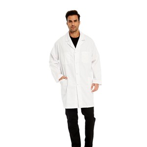 Hot Selling Wholesale Doctor Lab <b>Coats</b> Unisex Hospital Scrubs Cotton Material Woven Customized Color Custom Needle <b>Detection</b> - Product Image 2
