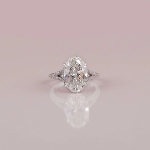 Halo Diamond Wedding Ring Radiant Cut Lab Grown Diamond Compromiso 14K Oro amarillo sólido Regalo de cumpleaños para ella - Product Image 2