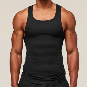 Débardeur d'entraînement personnalisé pour homme – T-shirt de sport sans manches respirant pour la performance et le confort - Product Image 3