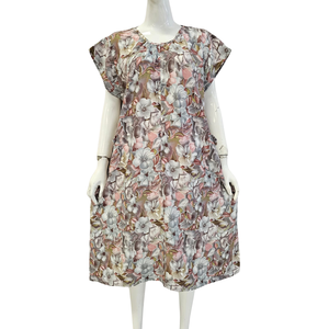Robes pour femmes à manches courtes et col rond, ajustées au corps, avec fermeture éclair sur le devant et poches des deux côtés - Product Image 6