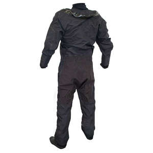 Men's <b>Black</b> Waterproof <b>Work</b> Coverall Polyester Material With Shoulder Straps And Pockets - Product Image 2
