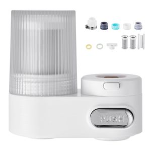 Filtre à eau en fibre de carbone à fixer sur robinet, purificateur vertical 3-en-1 pour évier de cuisine, élimine le chlore et le plomb - Product Image 1