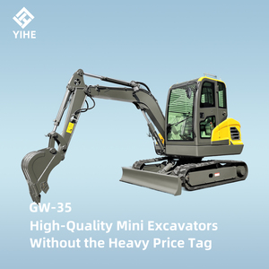 Excavator Mini Listrik Model YHV40 Mesin Bertenaga Tinggi Bucket 0.3m 4 Ton Sertifikasi CE Euro V Garansi 1 Tahun - Product Image 5