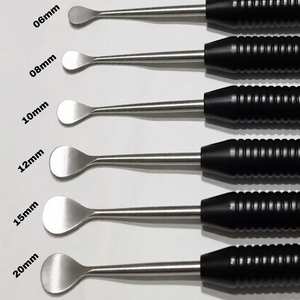 Juego de instrumentos quirúrgicos ortopédicos Cobb Elevator Spine de 6 piezas con mango negro, grado médico, reutilizables, certificados CE por Pentax - Product Image 2