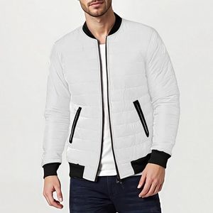 Men's Reversible Bomber <b>Jacket</b> Two Way Wearable Casual Streetwear Fashion <b>Zip</b> <b>Up</b> <b>Jacket</b> - Product Image 4