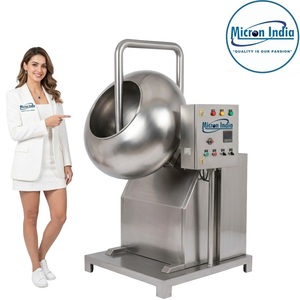 Micron India Stainless Steel Coating Pan Machine 440V 120kg Automatic for <b>Tablet</b> Pellet Coating Food Plastic/Paper/Glass - Product Image 4