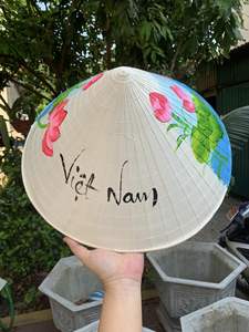 Palm Leaf Conical Hat Supported by Bamboo Structure Suitable for Cultural Events Decoration and International Supply - Product Image 4