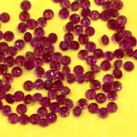 Rubis naturel du Mozambique, taille ronde 3MM, pierres précieuses en vrac, rubis naturel de haute qualité pour la fabrication de bijoux, approvisionnement direct en gros