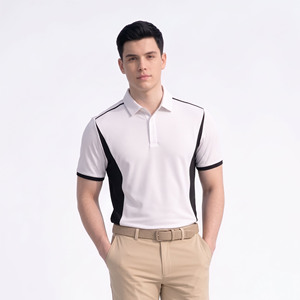 เสื้อโปโลผู้ชายสำหรับตีกอล์ฟ แห้งเร็ว พรีเมียม ชุดกีฬากอล์ฟผู้ชาย เสื้อโปโลแขนสั้นสำหรับตีกอล์ฟ - Product Image 1