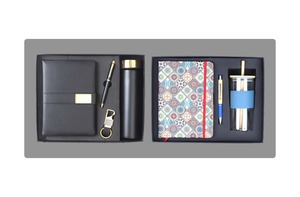 Set de Regalo de Cuero PU Grabado Personalizado de Calidad de Exportación con Diario y Llavero para Eventos Corporativos, Disponible para Branding, Mejor Precio - Product Image 2