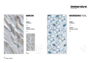 Azulejos de porcelana de diseño 60X120CM 600X1200MM 24X48 Acabado brillante Elegante formato grande para interiores de lujo - Product Image 5