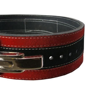 Cinturón de Levantamiento de Pesas Personalizable de Cuero Vacuno de 10MM, Hebilla Antideslizante, Diseño Transpirable, Protección Integral para Gimnasio y Fitness - Product Image 2