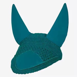 Voile anti-mouches respirant et lavable en coton doux et polyester pour chevaux, idéal pour l'équitation - Product Image 6