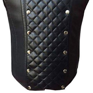 Chaleco Clásico Vintage de Cuero Genuino: un Clásico de la Moda, Durabilidad, Estilo Atemporal, Elegancia, Acabado Mate y Brillante - Product Image 6