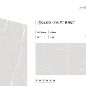 กระเบื้องพอร์ซเลนแกะสลักคุณภาพสูง ขนาด 800x1600 1200x1800 750x1500 มม. แผ่นกระเบื้องขนาดใหญ่ สำหรับโครงการบ้านหรู - Product Image 1