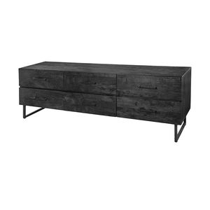 Mobile da soggiorno nero 86,5x20x30,5 - Product Image 5