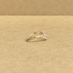 Anillo de Diamantes Cultivados en Laboratorio, Redondos, de Oro Blanco Premium, LGD 0.43CT, con Piedras Laterales, Elegante, para Mujer, Joyería de Lujo para Bodas y Fiestas - Product Image 4