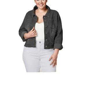 Chaquetas Vaqueras para Mujer, Chaqueta Informal de Mezclilla, Abrigo con Botones, Chaqueta Vaquera Extra Grande para Damas, Exportación desde Pakistán - Product Image 6