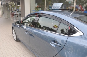 Viseras para Ventanas de Auto HIC, Protectores Contra la Lluvia, Material PMMA, 100% Compatibles con MAZDA 6/Atenza Sedán 4 Puertas 2013~2024 - Product Image 2