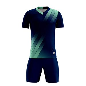 Ensemble d'uniformes de football à séchage rapide et respirant, maillot et short, tenue d'équipe, logo personnalisé, nom de l'équipe, OEM - Product Image 4
