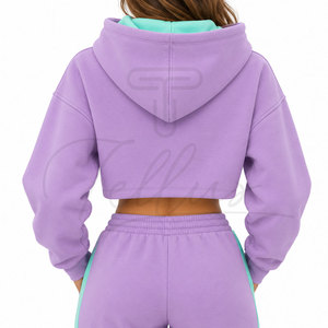 Produit tendance : Sweat à capuche pour femme, haute qualité, prix abordable, en molleton de coton décontracté, service OEM - Product Image 3