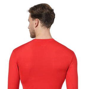 Lean Profile Mens Long Sleeve Compression Shirt Crew Neck Quick Dry Polyester Plain Body Fit Training Baselayer OEM <b>Maker</b> Vendor - Product Image 5