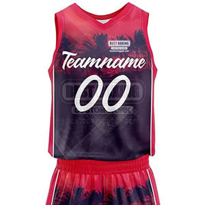Uniformes de basket-ball personnalisés en matériau durable, vente en gros d'uniformes de basket-ball, uniformes de basket-ball durables - Product Image 4