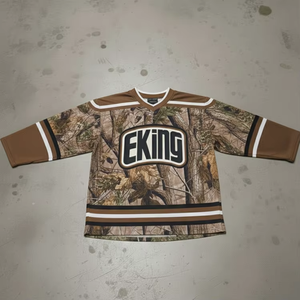 Fabricante de camisetas de hockey personalizadas al por mayor, uniforme deportivo sublimado, ropa transpirable y ligera de alto rendimiento para hockey sobre hielo - Product Image 2