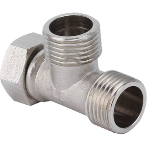T-ADAPTOR HYDRA 334/Y2377 816/90011 เหมาะสำหรับรถแบคโฮ JCB รุ่น 3CX 4CX 3DX 214 215 217 ข้อต่อไฮดรอลิกแบบสามทางขนาด 5/8 BSP - Product Image 1