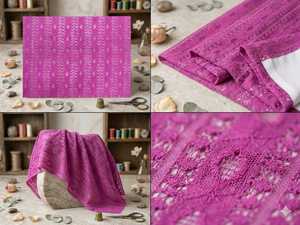 Tissu en nylon floral de qualité supérieure - Maille de style crochet complexe pour vêtements, artisanat DIY et décoration intérieure - Product Image 6