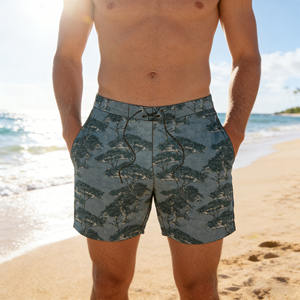 Comfortable Stretch <b>Men's</b> Gym <b>Shorts</b> <b>with</b> <b>Zipper</b> <b>Pocket</b> Quick-Dry Breathable for Daily Training - Product Image 1