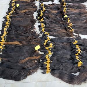 Extensions de cheveux humains, cheveux humains, simples, en vrac, usine, Double cuticule alignée, vierges, russes, Remy, bon marché, vente en gros - Product Image 5