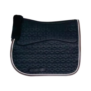 Tapis de selle respirant tout usage, vert, matelassé, doublé en polycoton, rembourré en polyester, équipement d'équitation - Product Image 2