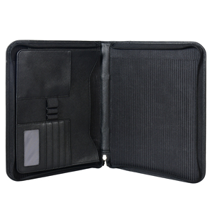Premium Executive Leather Business Portfolio Organizer Conference <b>Folder</b> File Fastener <b>Document</b> Holder Planner Office Profession - Product Image 6