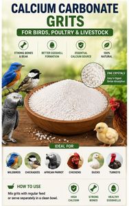 Happy Wings Calcifarm, Carbonato de Calcio en Gránulos para Aves y Aves de Corral – Piedra Caliza Natural, Suplemento de Calcio para Fortalecer la Cáscara de Huevo - Product Image 5