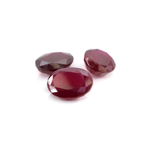 Rubis naturels de Bangkok, ovales calibrés 10x14mm, pierres précieuses facettées naturelles, prêtes à l'emploi pour la création de bijoux - Product Image 1