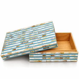 Caja de Madera y Resina Premium para Chocolates con Patas y Perilla Metálicas para Eventos de Boda y Regalos de Primera Calidad, Tamaños y Colores Personalizables Disponibles - Product Image 2