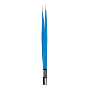 European Bipolar Forceps Straight 20 cm 2mm Tip Stainless Steel Non Stick Surgical Tweezers Reusable Precision <b>Instruments</b> Tools - Product Image 2