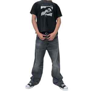 T-shirts vintage délavés à l'acide pour homme, streetwear, 260 g/m² - Product Image 3