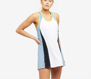 Robe de tennis sans manches personnalisée pour femme avec soutien-gorge intégré et short à poches – Fabricant OEM en gros - Product Image 5