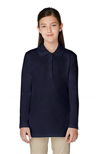 Camisetas Polo de Manga Larga Unisex de Algodón y Spandex para Niños, Uniformes Escolares Blancos, Directo de Fábrica Byval - Product Image 4