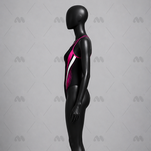 Maillot de bain une pièce pour femme, idéal pour l'entraînement en club, 100 % compression, résistant au chlore, séchage rapide - Product Image 5