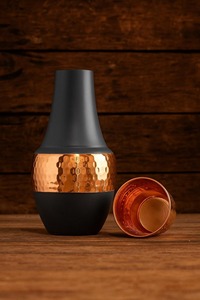 Fabricant direct de bouteilles d'eau en cuivre, bouteille d'eau en cuivre finition brillante, bouteille d'eau en cuivre personnalisée - Product Image 3