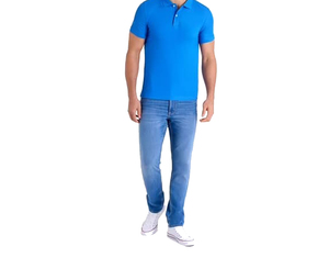 Men's <b>Light</b> <b>Blue</b> Short Sleeve for <b>Shirt</b> 180 GSM Summer Short Sleeve <b>Polo</b> <b>Shirt</b> for Men Fashionable Business - Product Image 2