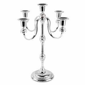 Factory Price 3 Arm Metal Candelabra Matte <b>Black</b> Candle Holder Elegant Metal <b>Candlestick</b> Stand Wedding Table Centerpiece Decor - Product Image 4