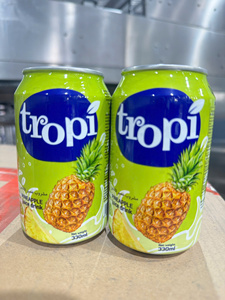 Piña marca Tropi, lata de aluminio de 330 ml, precio competitivo, venta al por mayor, muy vendida. - Product Image 1